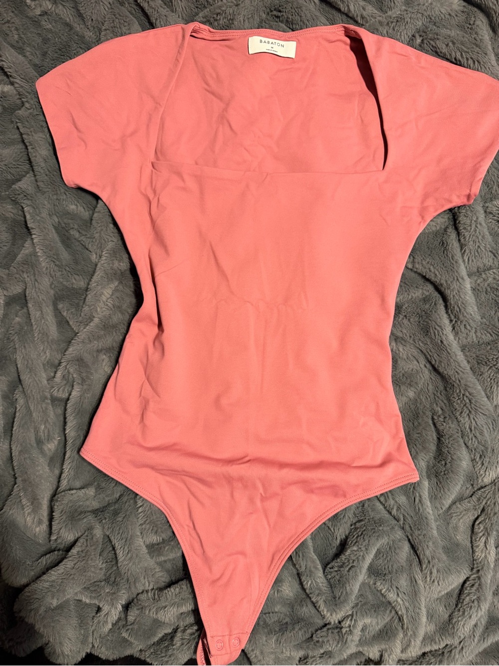 Babaton Short-Sleeve One-Piece Bodysuit